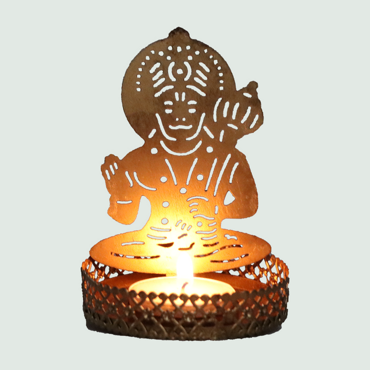 Lord Hanuman T-Light Lamp - Front View