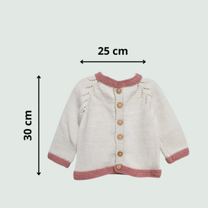 Border Brown Sweater for Baby | 100% Organic Wool - Mojopanda Organic  Store