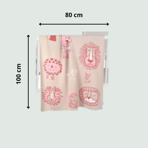 Lions of Africa Knitted AC Blanket/Quilt for Baby | 100% Organic Cotton - Mojopanda Organic  Store