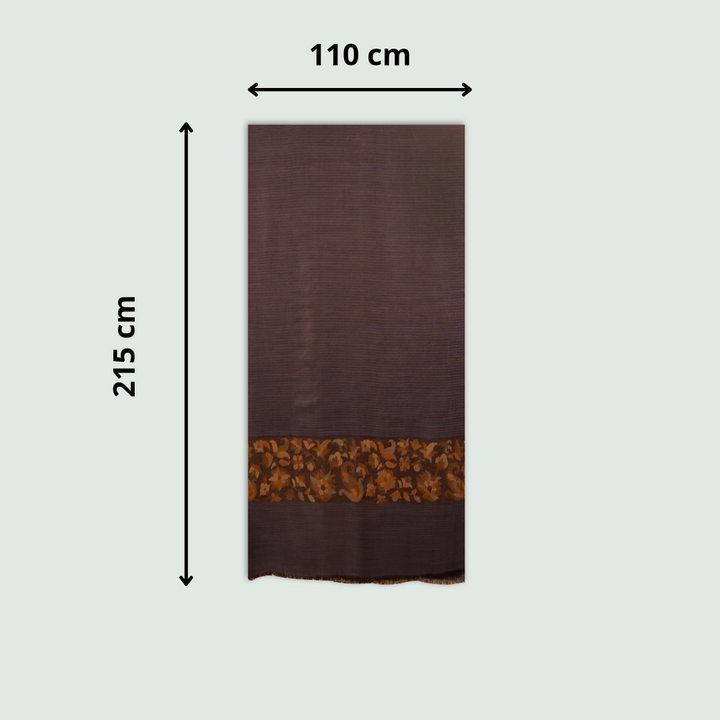 Dark Purple Odhani | Stoles & Shawls | 100% Wool | For Women - Mojopanda Organic  Store