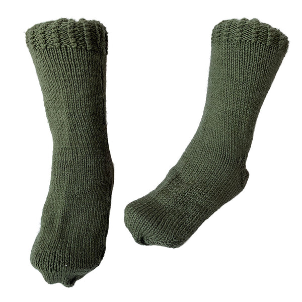 Organic Wool | Socks For Men & Women | Olive Green