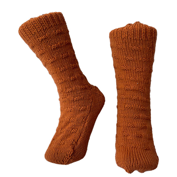Organic Wool | Socks For Men & Women | Tomato Cream