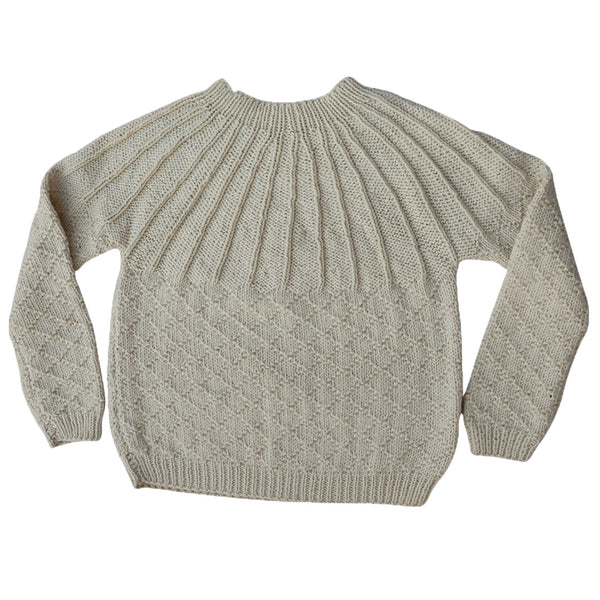 Organic Wool  | Pullover |   Ivory