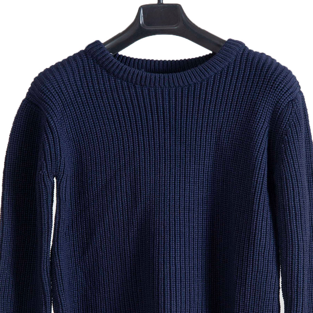 Pullover Round Neck - Mid Night Blue | For Men | 100% Organic Wool - Mojopanda Organic  Store