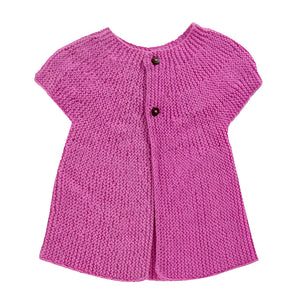 Frock Olive Green, Mustard Yellow & Classic Rose  | For Baby Girl | 100% Organic Wool | Size-3 Years - Mojopanda Organic  Store