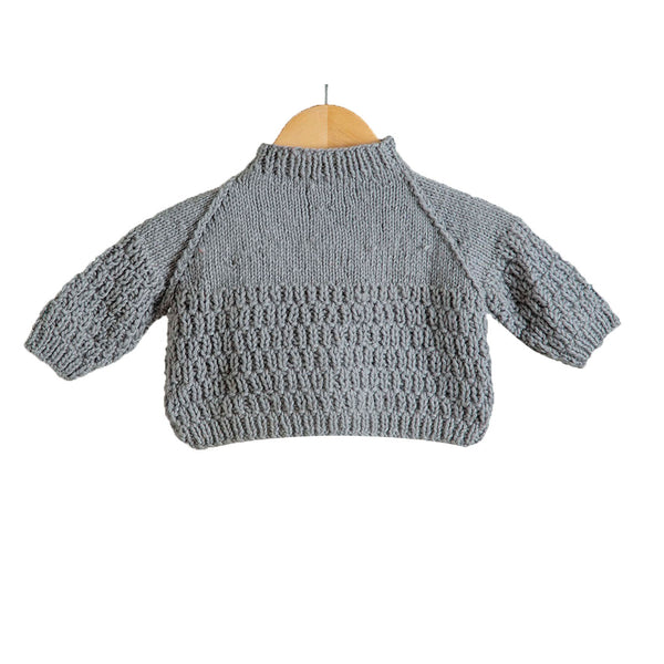 Organic Wool | Pullover | Ultimate Grey - 0-1 Months