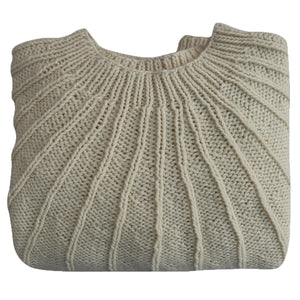 Organic Wool  | Pullover |   Ivory - Mojopanda Organic  Store