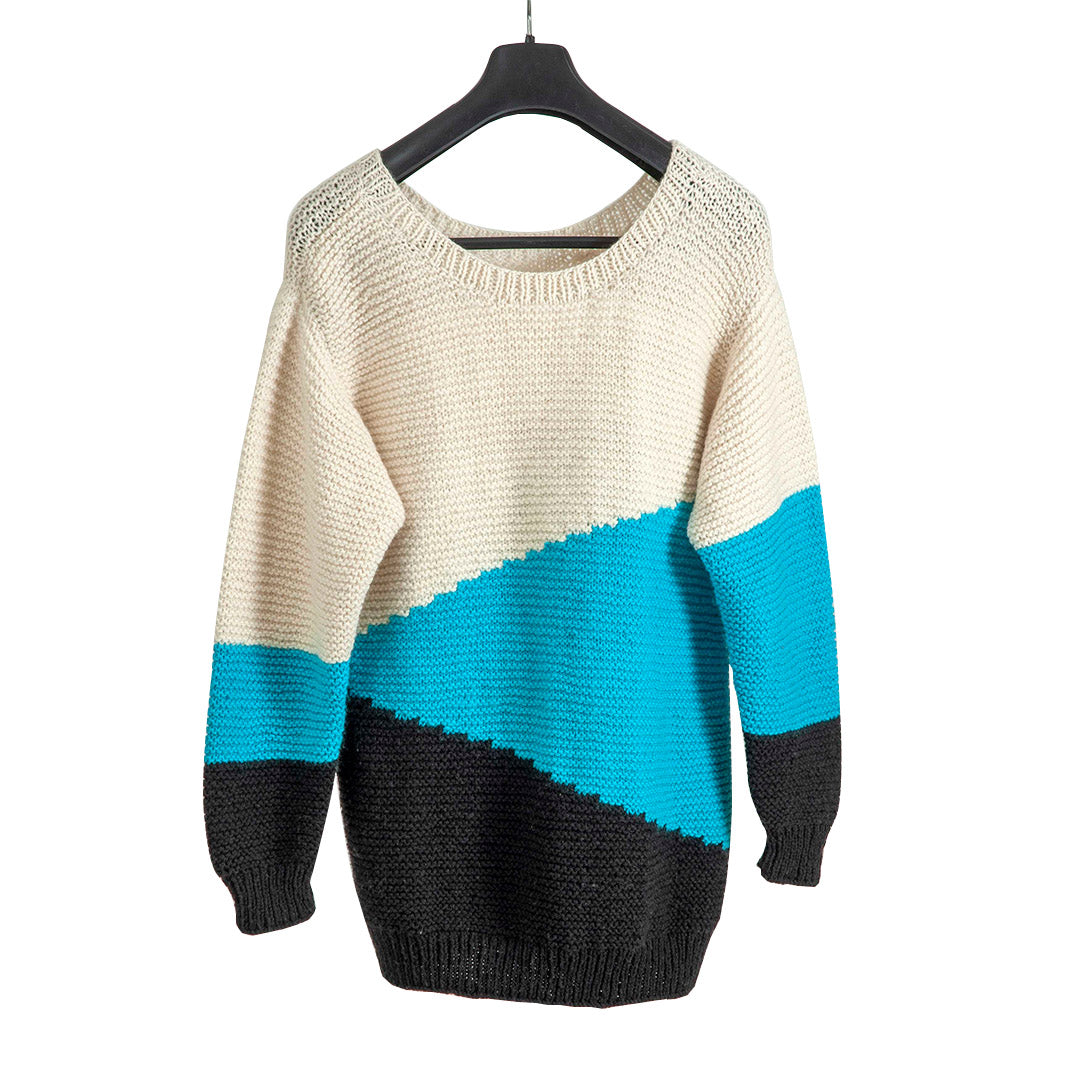 Organic Wool  |  Pullover  |   Multi Color - Mojopanda Organic  Store
