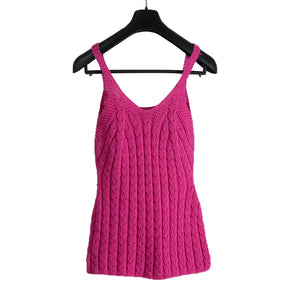 Organic Wool   |  Tank Top   |  Fuchsia Fedora - Mojopanda Organic  Store