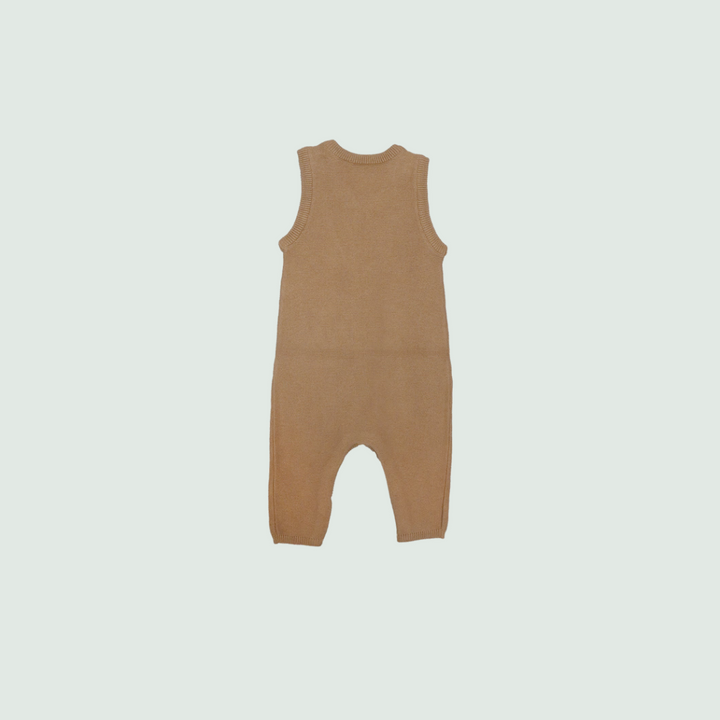 Caramel Baby Romper - Back View