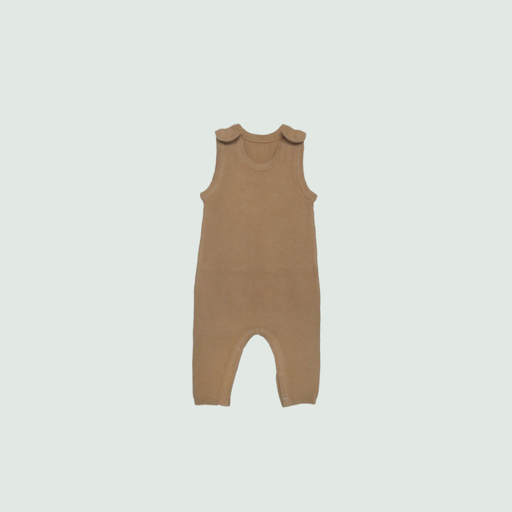 Caramel Baby Romper - Front View