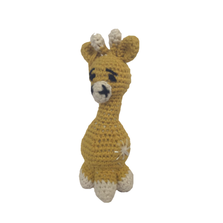 Ollie The Giraffe Crochet Stuffed/Plush/Soft Toy | 100% Organic | Health-Pro - Mojopanda Organic  Store
