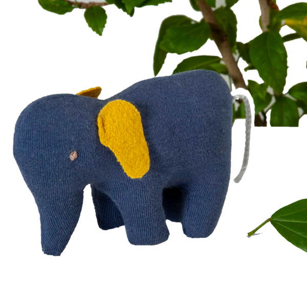Elephant soft toy Dark Blue/ Made in India / Baby/ Plush/Soft Toy | 100% Premium Cotton