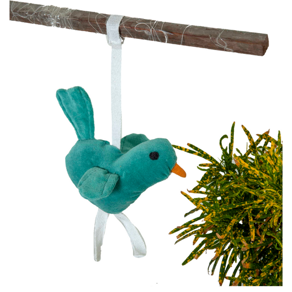 Bird Soft Toy Knitted Light Green Stuffed/Plush/Baby/Soft Toy | 100% Premium Cotton