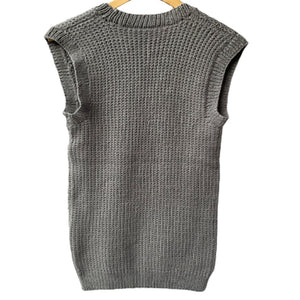 Pullover V Neck  Half  Sleeve - Ultimate Grey    |  For  Men   |  100% Organic Wool - Mojopanda Organic  Store