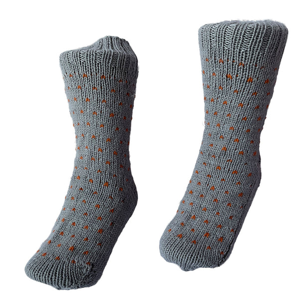 Organic Wool | Socks  For Men & Women | Ultimate Grey & Tomato Cream