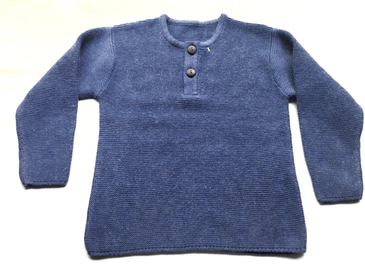 Cotton Wool Pullover Round Neck - 12-18 mts | Baby Girl & Boy - Mojopanda Organic  Store