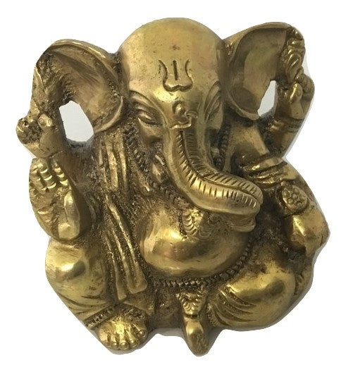 Lord Ganesha - Brass - Mojopanda Organic  Store