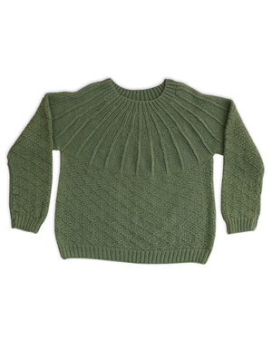Organic Wool  |   Pullover - Mint - Mojopanda Organic  Store